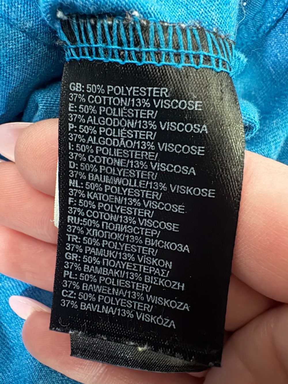 The North Face  Men's Blue Hooded Long-Sleeve Shirt - Picture 5 of 8